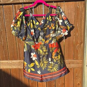 Floral Print Jumpsuit